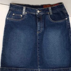 Women's/Jr's Lawman Western Slim-Fit Denim Jean Skirt